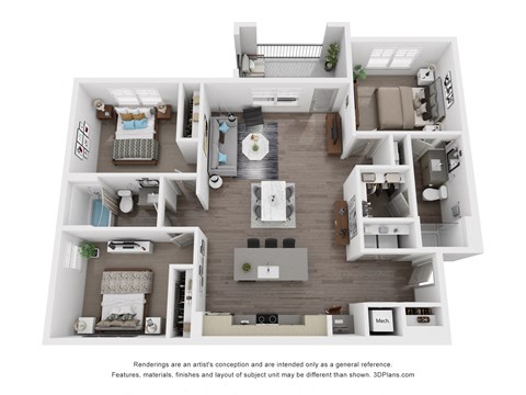 C2 Floor Plan at The Maddox, Buckeye